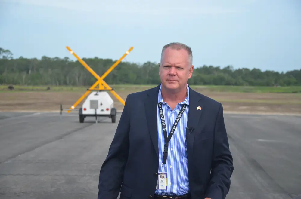 Flagler County Airport Director Roy Sieger came under unexpected criticism from top members of his own advisory board at a workshop on noise issues. (© FlaglerLive)