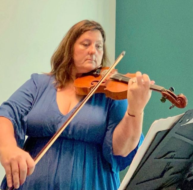 Janie Ruddy, a newly elected member of the Flagler County School Board, is a violinist with the St. Augustine Orchestra. (Janie Ruddy)
