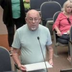 John Russell, who's co-owned Hammock Hardware for over four decades and whose property adjoines that of the proposed, controversial boat-storage facility at the heart of a land-use amendment, had one message for the County Commission today as he lifted a petition containing 1,200 names: