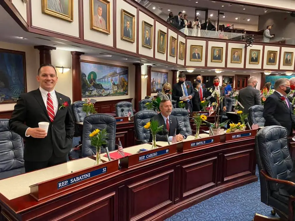 Not long after encouraging Florida senators and members of congress to overturn last fall's election of Joe Biden, Anthony Sabatini has declared a bid for Congress against a fellow-Republican he'd told he'd not run against. (Facebook)