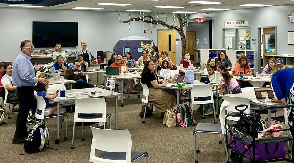 our first Parent Teacher Organization (PTO) and School Advisory Council (SAC) meeting!