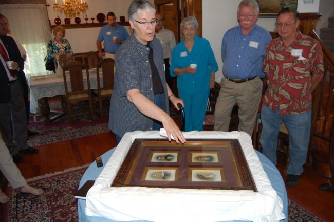 April 17, 2010, Sally Walker French, the great-great-granddaughter of General Jose Mariano Hernandez presented china, wine decanters, and portraits of the Hernandez family to the Flagler County Historical Society. These add to the extensive documents, and items at the Museum Annex, plus items donated by her cousin Lucia Walker Fairlie Pulgram. These are now on display at the Flagler County Administration Building.