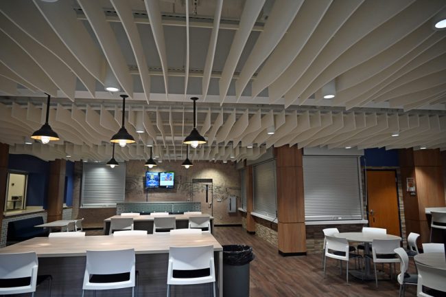 The Sandbar and its wavy ceiling. (© FlaglerLive)