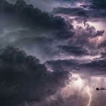 Santa v. Poseidon earlier today. (© FlaglerLive/Gemini)