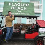 The new kid on the block: R.J. Santore was elected to the Flagler Beach City Commission today, along with Scott Spradley, who won his second term. (© FlaglerLive)