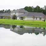 Relatively new houses at Sawmill Estates in Palm Coast. (© FlaglerLive)
