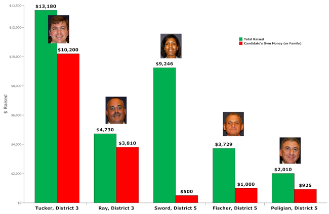 flagler county school board campaign finance money races raven sword tucker peligian fischer mar ray