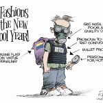 New School Fashions by Rivers, CagleCartoons.com