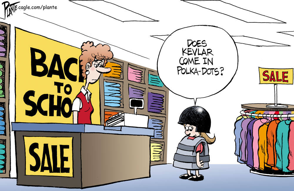 Modern Back to School Fashion by Bruce Plante, PoliticalCartoons.com