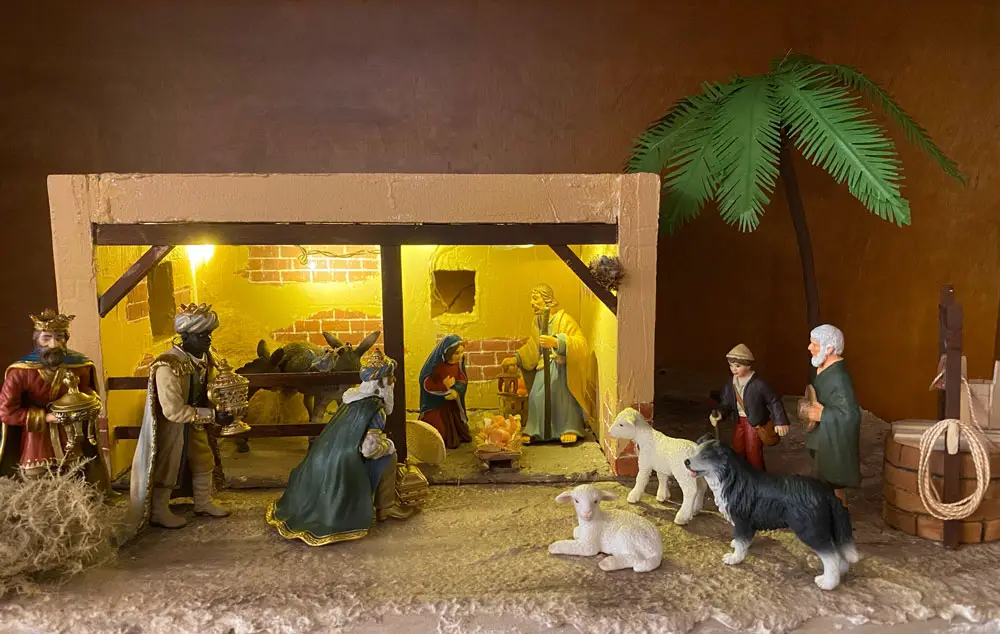 nativity scene st francis