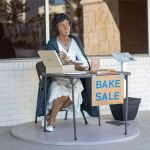 Seward Johnson's "Bake Sale."