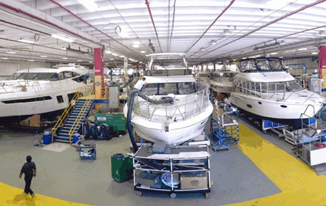 sea ray boat factory tour