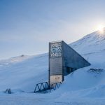 The entrance to the Svalbard Global Seed Vault.