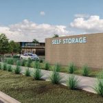 A rendering of one of the two self-storage facilities proposed for Old Kings Road that residents of the Toscana and Hidden Lakes subdivisions are now contesting.