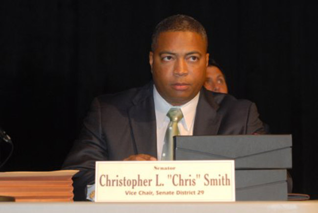 Sen. Chris Smith reprtesents portions of South Florida. 