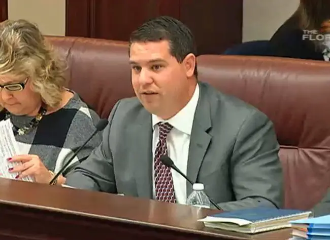 Sen. Travis Hutson, who represents Flagler County, chaired a committee hearing on a controversial vacation-rental proposal today, and voted against the measure, though it passed, 7-3. (Florida Chanlle)