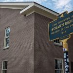 The Wesleyan Chapel in Seneca Falls, N.Y., where on July 19 and 20, 1848, the first women’s rights conventions in the U.S. were held.