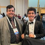 FPC Band Director, John Seth, and All-State Band Member and FPC Band Member, Oliver Esquival-Novek at the Florida All-State Band Performance This Past Saturday