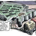America Reflecting Pool Full of Sewage by Jonathan Brown, PoliticalCartoons.com