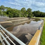 It'll soon look better. Flagler Beach's swere plant is in serious need of repair. (© FlaglerLive)