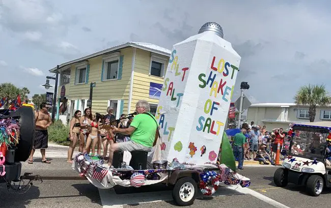 Phun Coast Parrot Head Club won third place in the talent category at the July 4 parade in Flagler Beach. See the full results below. (Cindy Dalecki)