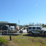 The Flagler County Sheriff's Office's air boat, normally stationed at its Hammock district station, was moved to the mainland, and may see some action over the next three days as Hurricane Ian is expected to drop huge amounts of rain on Flagler and cause flooding in some parts. (© FlaglerLive)