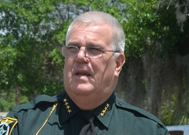 flagler county Sheriff Don Fleming. (© FlaglerLive)