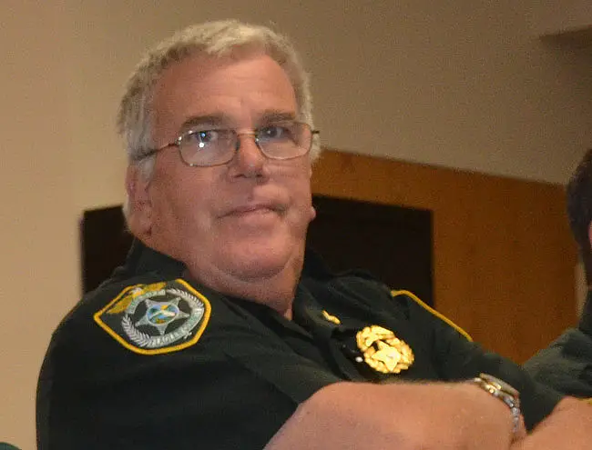 'The card was given to me by the administration over there a number of years ago, which I never asked for, and they said it has no dollar value,' Sheriff Don Fleming said of his membership card to the Hammock Beach Resort, now the subject of an ethics complaint. (© FlaglerLive)