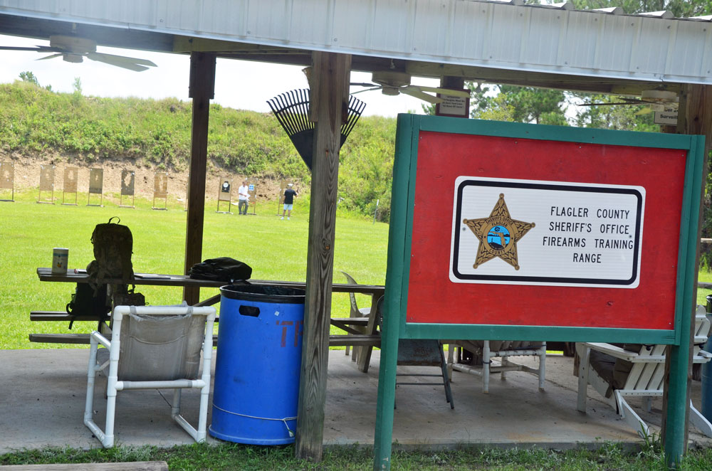 The Sheriff's gun range. (© FlaglerLive)
