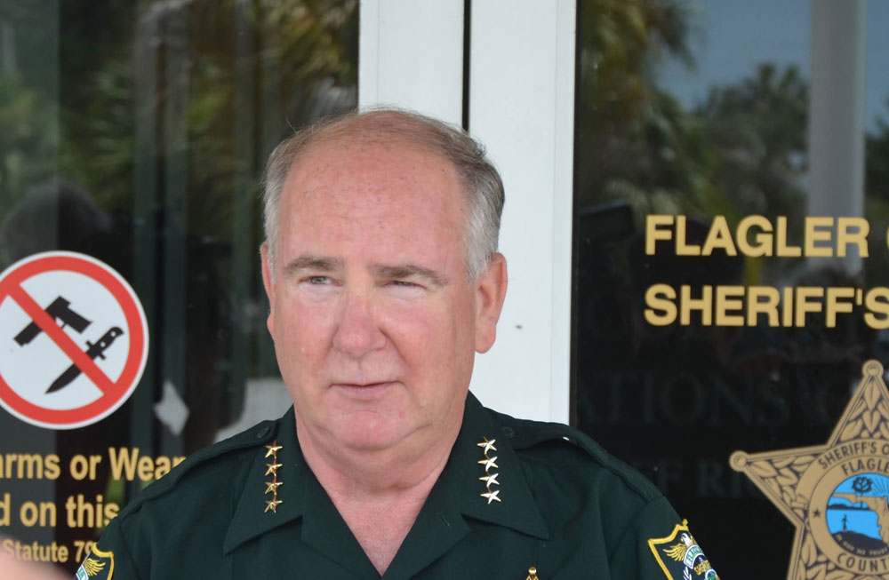 Flagler County Sheriff Rick Staly is the incumbent Republican candidate. (© FlaglerLive)