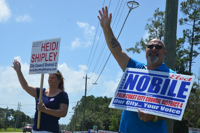 steven nobile heidi shipley raises palm coast city council