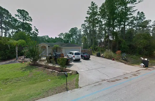 The shooting took place outside of 36 Bressler Lane in Palm Coast this morning.
