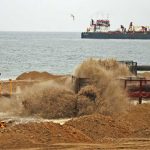 Get used to the sight, the noise, the vibrations and the disturbances as the Army Corps of Engineering contractor begins work on rebuilding 3.4 miles of beach in Flagler Beach. But the result will be an unrecognizably expanded beach. (Army Corps of Engineers)