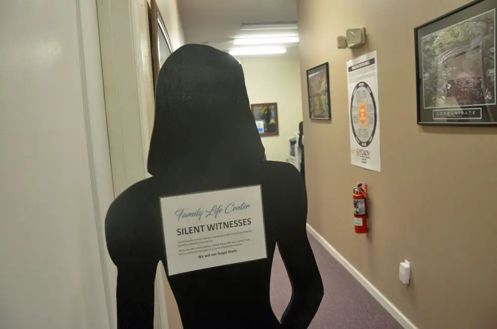 A "silent witness" at Flagler County's Family Life Center, the county's only shelter for abused persons, in operation since 1987. (© FlaglerLive)