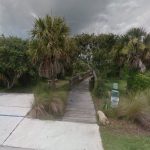 The entrance to Silver Lake Park in Flagler Beach, where a 57-year-old man who lives nearby took his life this morning. (Google)