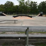 The skate park at Wadsworth Park near Flagler Beach is beloved by its users, but has been in need of some love from the county's repair shop. (© FlaglerLive)