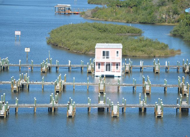 It's been lonely around Howard Sklar's marina in Flagler Beach. (© FlaglerLive)