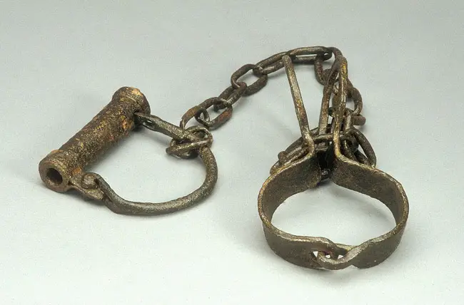 Founding shackles. (National Museum of American History)