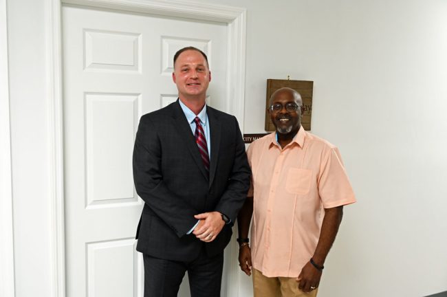 Brannon Snead, left, and Alvin  Jackson. (© FlaglerLive)