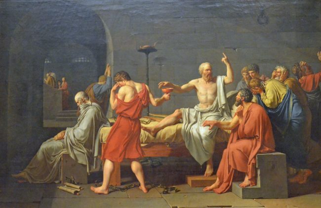 death of socrates jacques louis david