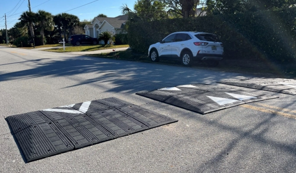 Speed cushions in palm Coast. (Palm Coast)