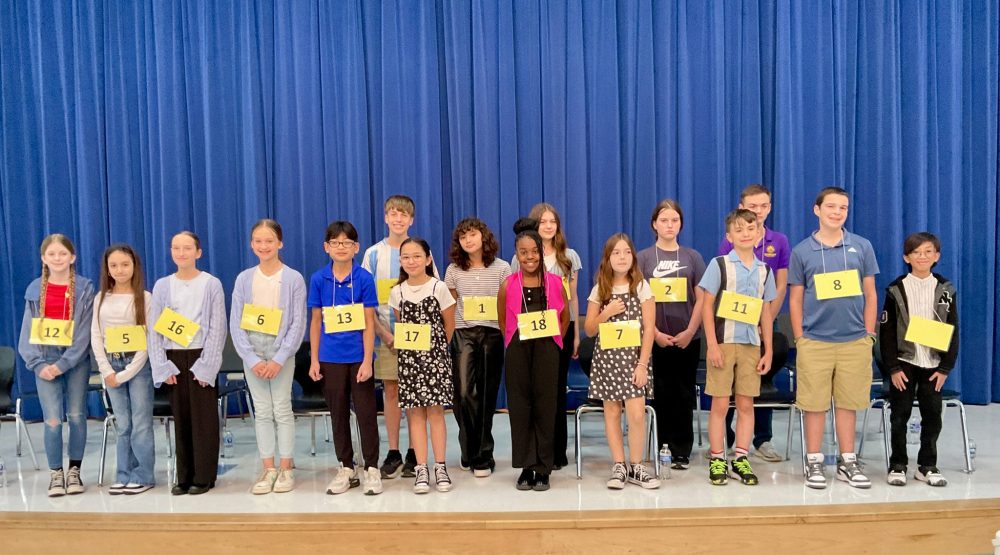 The contestants. Click on the image for larger view. (Flagler Schools)