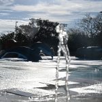 The Splash Pad spigots are gushing again. (© FlaglerLive)