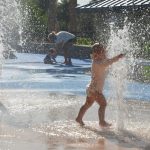 Palm Coast is preparing to settle with the last of the contractors it sued over the splash pad, which was rebuilt and reoepend last year. (© FlaglerLive)