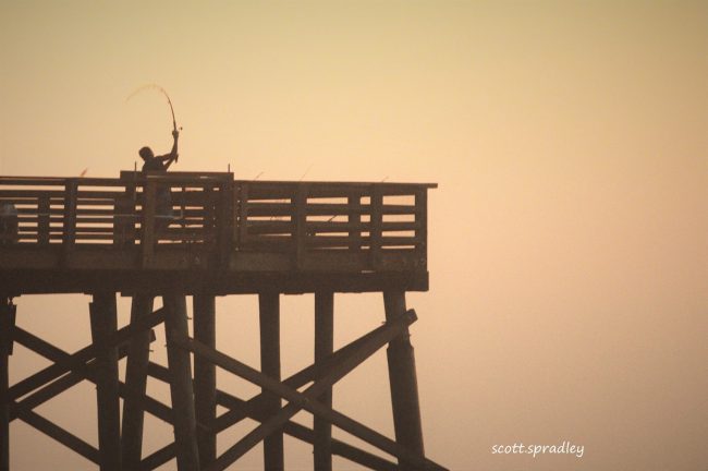 scott spradley first cast flagler beach pier