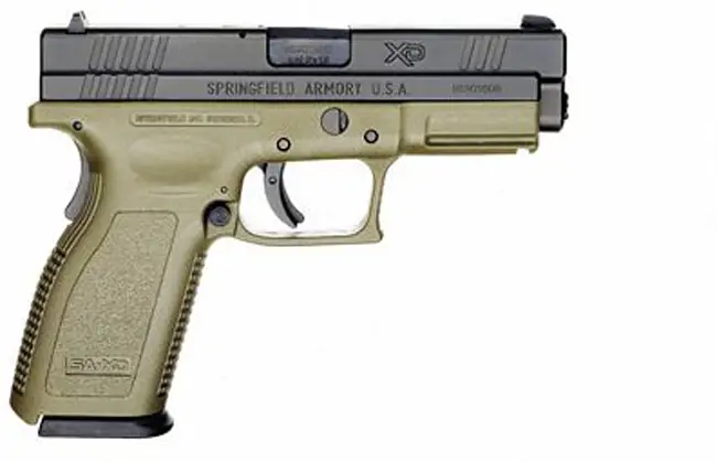 The .40-caliber Springfield similar to the one a student had shown at the Indian Trails Sports Complex. 