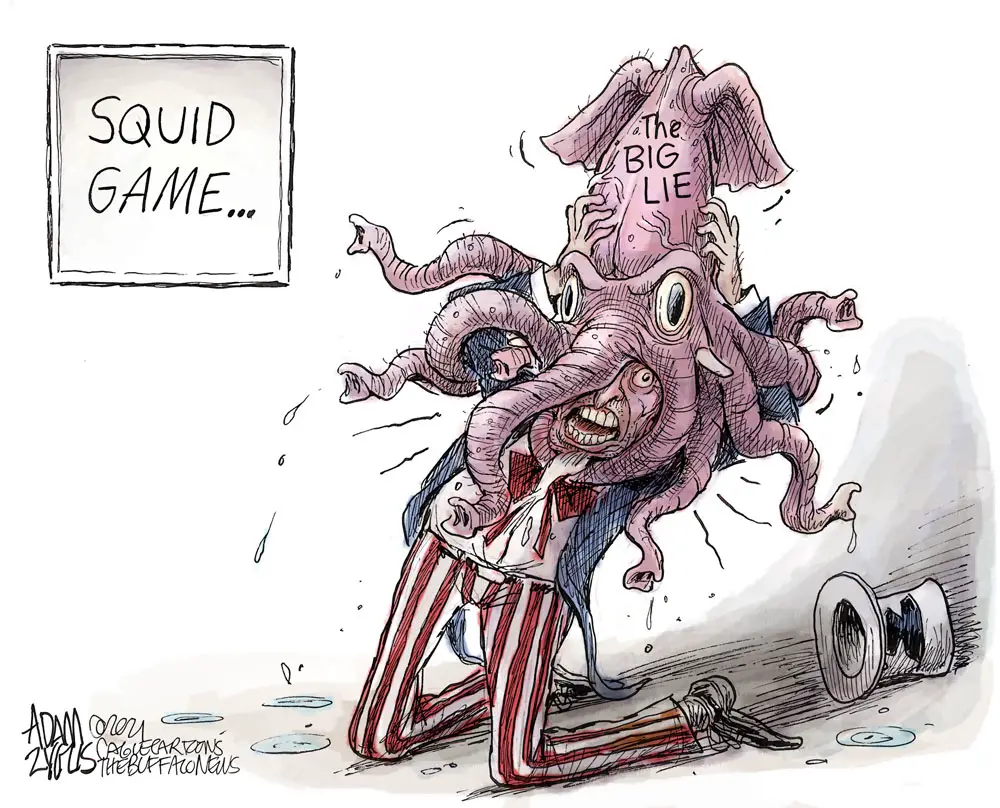 The Republisquid Party by Adam Zyglis, The Buffalo News.