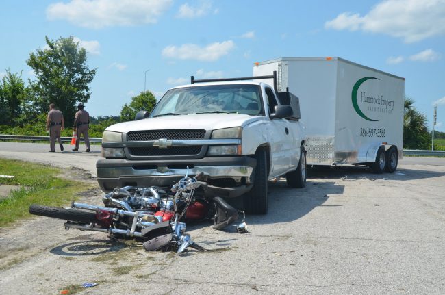 wrecks state road 100 county road 305