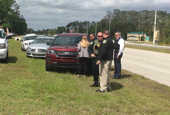 Sheriff Rick Staly at the scene. (FCSO)