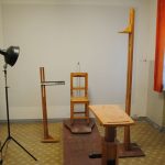 A fingerprinting and interrogation room at Stasi prison in Berlin